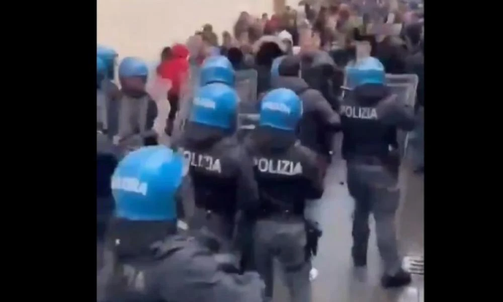 Ιταλία: Σύρραξη ανάμεσα σε αστυνομικούς και φοιτητές στην Πίζα σε πορεία υπέρ της Παλαιστίνης